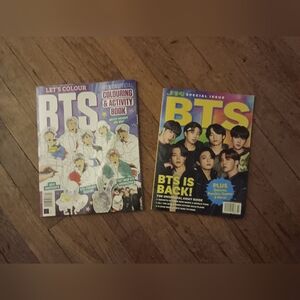 BTS Special Issue Magazine & Let's Colour Book Set 9
